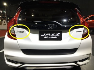 JAZZ I-VETC ホンダ純正 エンブレム ２個セット HONDA GENUINE EMBLEM オーナメント GK3 GK4 GK5 GK6 GP5 GP6