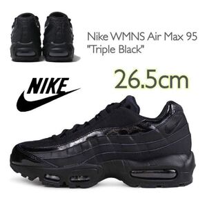 Nike WMNS Air Max 95 Triple Black ナイキ ウィメンズ エアマックス95 トリプルブラック（307960-010）黒26.5cm箱あり