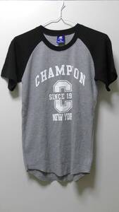 (KT-6) 現品限り 美品 キッズ 子供服 古着 チャンピオン CHAMPION Ｔシャツ サイズ 150 グレー 黒 used ～運動 スポーツ～