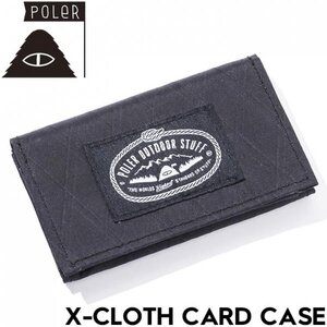 【送料無料】カードケース 名刺入れ POLeR ポーラー X-CLOTH CARD CASE 241MCV0437 BLK 日本代理店正規品