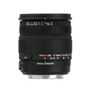 中古 １年保証 美品 SIGMA 17-70mm F2.8-4 DC MACRO OS HSM (ニコンF用)