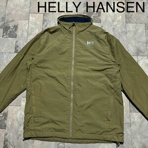 HELLY HANSEN ヘリーハンセン ナイロンジャケット 裏地フリース 裾ドローコード HO11757 アウトドア サイズM 玉FS1568