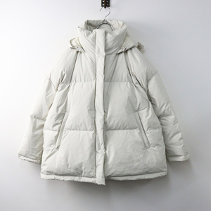 美品 定価57200円 2023AW エーピーストゥディオ AP STUDIO midi down jacket ミディダウンジャケット 38/ホワイト【2400014227710】