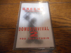 カセットテープ　DJ green/ DOMESURVIVAL２　プロモ