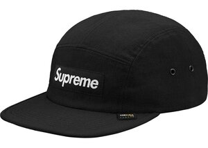 ★ 18SS Supreme シュプリーム Cordura Camp Cap コーデュラ キャンプキャップ キャップ box logo ボックスロゴ (ブラック黒)GGR