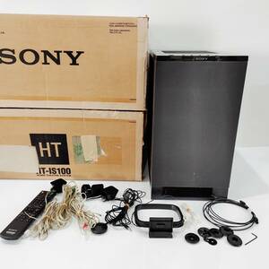 ●ソニー SA-WIS100 アクティブサブウーファー SONY ホームシアターシステム HT-IS100 サラウンド サテライトスピーカー B853