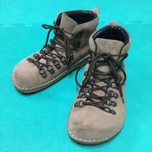 FOOTPRINTS BIRKENSTOCK レザー ブーツ ブラウン 39 25cm相当 USED フットプリンツ ビルケンシュトック 茶 メンズ トレッキング