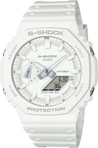 カシオ G-SHOCK One tone ワントーン シリーズ ホワイト GA-2100-7A7JF 国内正規品