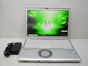 ☆1円☆第8世代☆CF-SV7RDAVS☆累積7690☆高解像度☆Core i5 1.70GHz/8GB/SSD256GB/Sマルチ/無線/Bluetooth/カメラ/Office/DtoD領域☆