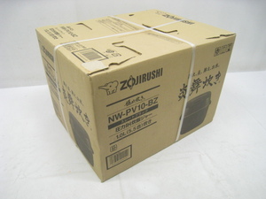 浜松市出品 新品 ZOJIRUSHI 象印 NW-PV10-BZ 圧力IH炊飯ジャー 5.5合炊き 炎舞炊き スレートブラック 炊飯器 炊飯ジャー 黒 極め炊き