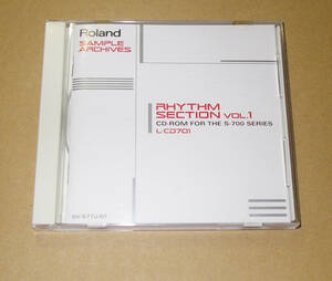 ★ROLAND SAMPLE ARCHIVES RHYTHM SECTION L-CD701 S-700 SOUND LIBRARY (CD-ROM)★