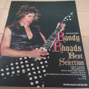 RANDY RHOADS BEST バンドスコア ベスト ランディ・ローズ　BEST SELECTION