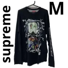 supreme シュプリーム 砂時計 ブラック ロンティー ロンＴ 爪 鎖 骨