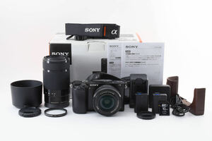 【美品】 SONY ソニー α6000 ダブルレンズキット E 55-210 F4.5-6.3 + E PZ 16-50 F3.5-5.6 【元箱付き】 【動作確認済み】 #1531