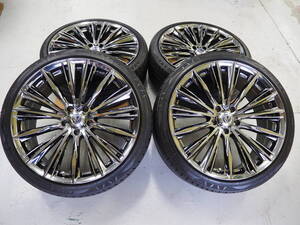 RAYS レイズ ベルサス ヴォウジェ 20inch 8.5J 5H114.3+45 中古タイヤ 245/35R20 C-HR アルファード ヴェルファイア レクサスUX 