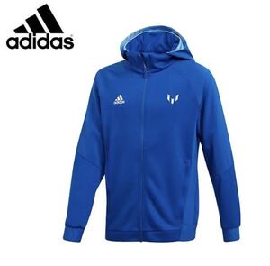 送料無料 新品 adidas キッズ YB メッシ フルジップ フーディー160