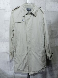 ユナイテッドアローズ BLUE LABEL 比翼 トレンチコート M ベージュ シングル UNITED ARROWS