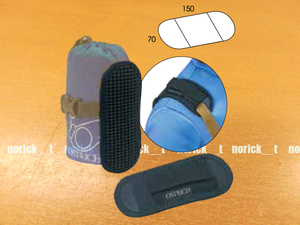 【送料230円】オーストリッチ 肩パッド ショルダーベルトに取り付けて肩への負担を減らします 輪行