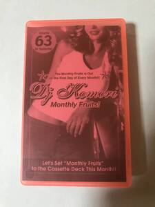 ミックステープ DJ KOMORI / Monthly Fruits vol.63 中古 カセットテープ MIX TAPE HIPHOP R&B ラップ ヒップホップ