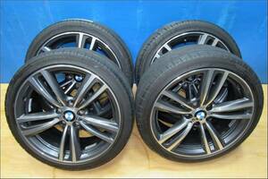 ★★5824★★HILFY 225/40・255/35R19タイヤ付き・BMW 8J×19・IS36・2本・8.5J×19・IS47・穴5・PCD120純正アルミホイール4本★★