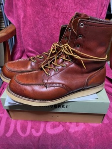 REDWING　 IRISH SETTER レッドウィング　アイリッシュセッター 半円緑犬タグ　879　10ハーフ　激レア　シンサレート　検）877　875