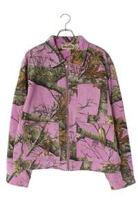 ステューシー 115683 REALTREE EDGE ZIP WORK JACKET サイズ:XL リアルツリーカモフラワークジャケットブルゾン 中古 FK04