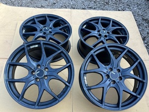 中古ホイール４本セット　SSR GTV03 18×7.5JJ+48 PCD100 スバルSTI、プリウス、カローラなど SSR