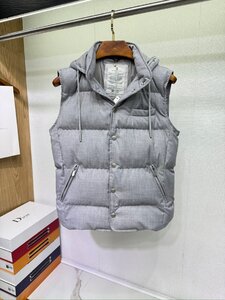 ブルネロクチネリ BRUNELLO CUCINELLI メンズ ダウンベスト 厚手 チョッキ ボタン 防寒 大人気 秋冬 おしゃれ M-3XLサイズ選択可能 rm0362