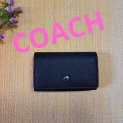 ✨正規品新品未使用品✨ COACH コーチ キーケース カードケース ブラック