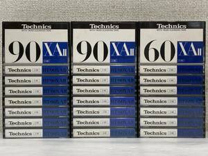 ★☆サ097 Technics カセットテープ HIGH POSITION HIGH RESOLUTION RT-90XAⅡ C-90 他 24本セット☆★