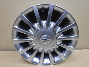 【岩手 盛岡発】中古 アルミ ホイール 純正 日産 J32 ティアナ 16x6.5J 5H センターキャップ付 1本