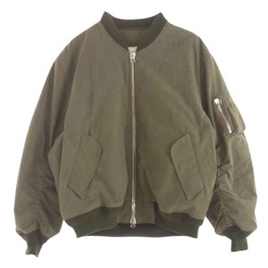 READY MADE 22AW RE-CO-KH-00-00-184 BIG JESSE JACKET MA-1 ジャケットボンバー ジャケット ライナー キルティング カーキ系 2【中古】