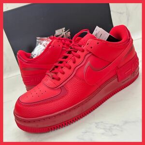 ★送料無料★【新品 希少!】W29cm Nike Air Force 1 Low Shadow Triple Red ナイキ エアフォース1 ロー シャドウ トリプル レッド 赤