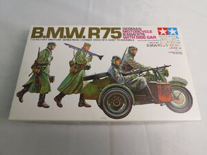 長○Y719/タミヤ 1/35 B.M.W. R75 サイドカー 未組立 /ドイツ軍用 オートバイ DKW NZ 350/1円～