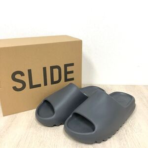 箱付き★【adidas】アディダス★サンダル 27.5cm ID2350 YEEZY SLIDE SLATE GREY イージー スライド スレート グレー 11