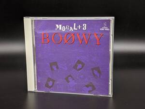 BOOWY アルバム「MORAL+3」当時物 中古(ディスク・ジャケット共に状態悪い)