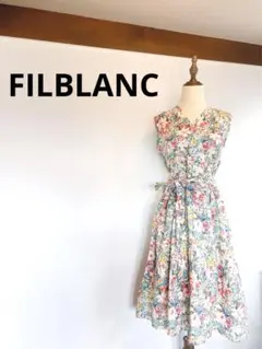 【美品】FILBLANC 花柄ワンピース304