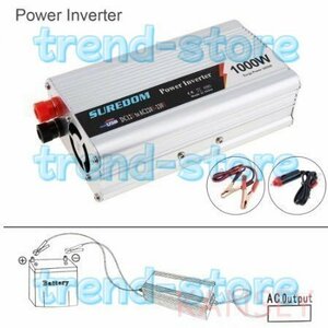 1000W 車用 インバータ DC 12V 24V AC 220V 110V USB 自動車電源 インバータ アダプタ 充電器 電圧コンバータ