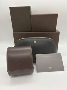 パテックフィリップ ノベルティ ウォッチケース ポーチ カードケース 3点セット Patek Philippe Novelty Watch Case Pouch Card Case 3pcs