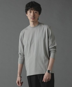 「nano・universe」 長袖Tシャツ S グレー メンズ