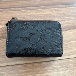 Italy leather コインケース 小銭入れ ブラウン 新品未使用