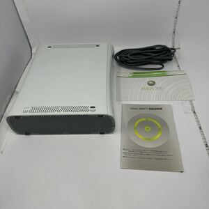 中古　本体、LANケーブル　説明書のみ Xbox360　