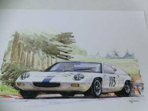 bowイラスト-127/ ロータス ヨーロッパ // Lotus Europa/-127