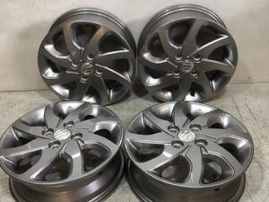 パレット MK21S 純正アルミ 14x4.5J オフセット+50 4H 100 ハブ径54ｍｍ 4本 アルミホイール