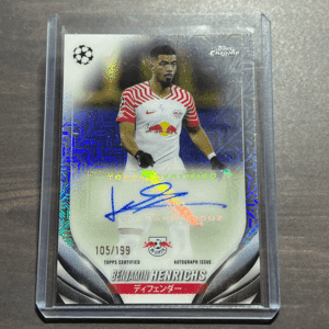 Benjamin Henrichs Auto 2023/24 Topps Chrome UEFA Club Competitions Japan Edition Autograph 直筆サイン