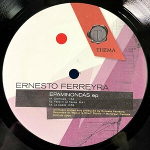【TECHNO】Ernesto Ferreyra - Epaminondas EP / Thema THEMA 009 / VINYL 12 / US / F