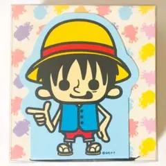 新品★ONE PIECE【ルフィ】ブックエンド★水色★アミューズメント専用景品