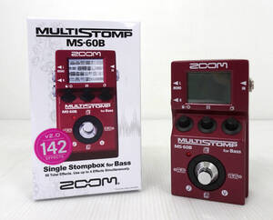 美品 ZOOM MS-60B MULTI STOMP ズーム ベース マルチストンプ マルチエフェクター