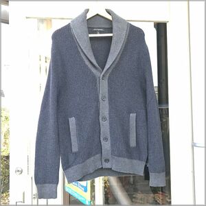 ★バナナリパブリック　コットン　ショールカラー　カーディガン　size M★検 バナリパ ニット セーター ジャケット