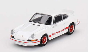 1/64 MINI-GT Porsche ポルシェ 911 カレラRS 2.7 グランプリ・ホワイト/レッドリバリー (左ハンドル)【612】